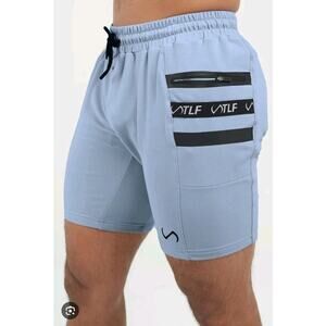 TLF Men's‎ Resolute Shorts Sz Medium Blue Gym Athletic Training Performance
